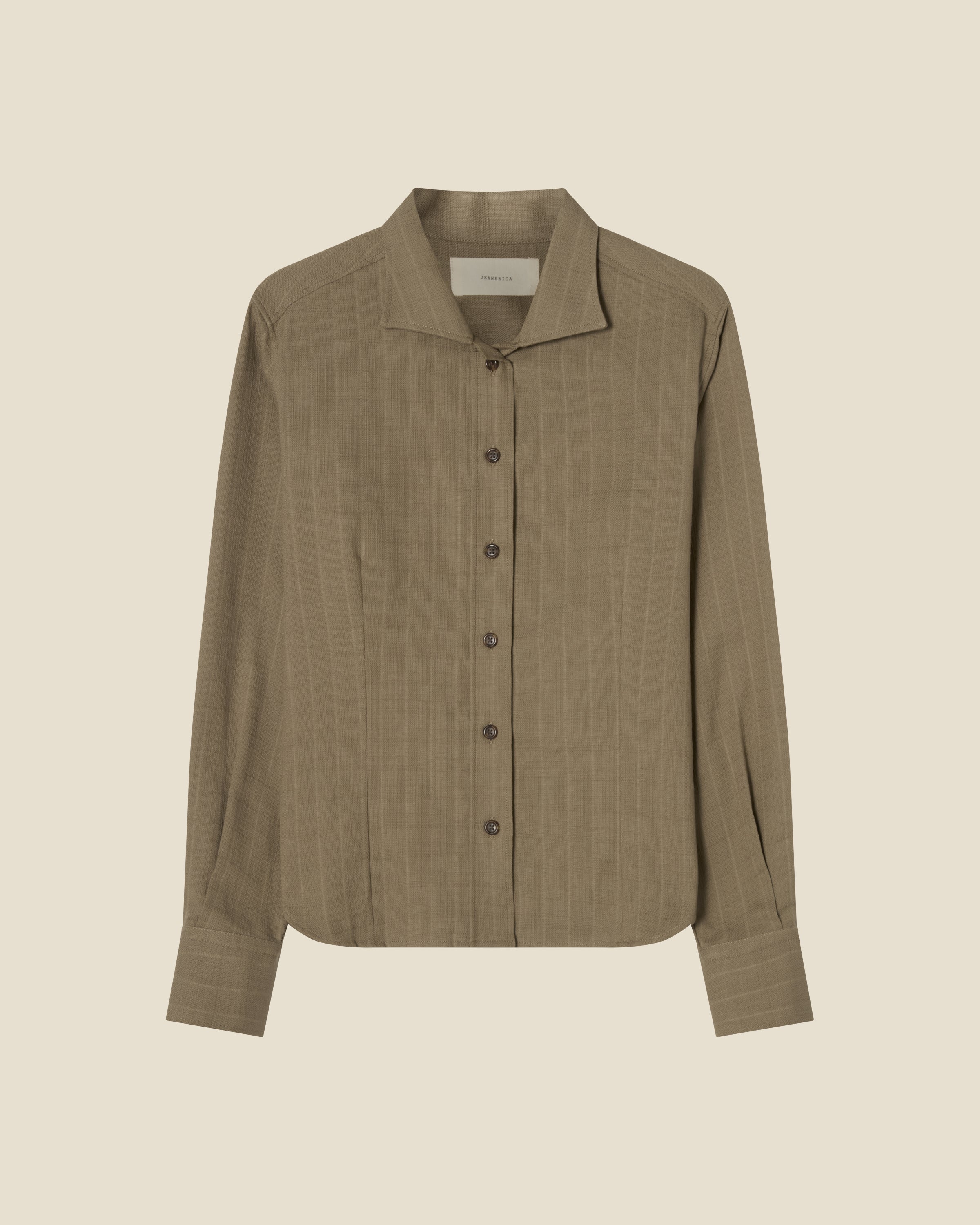 Vera Khaki Beige flat (beige background)