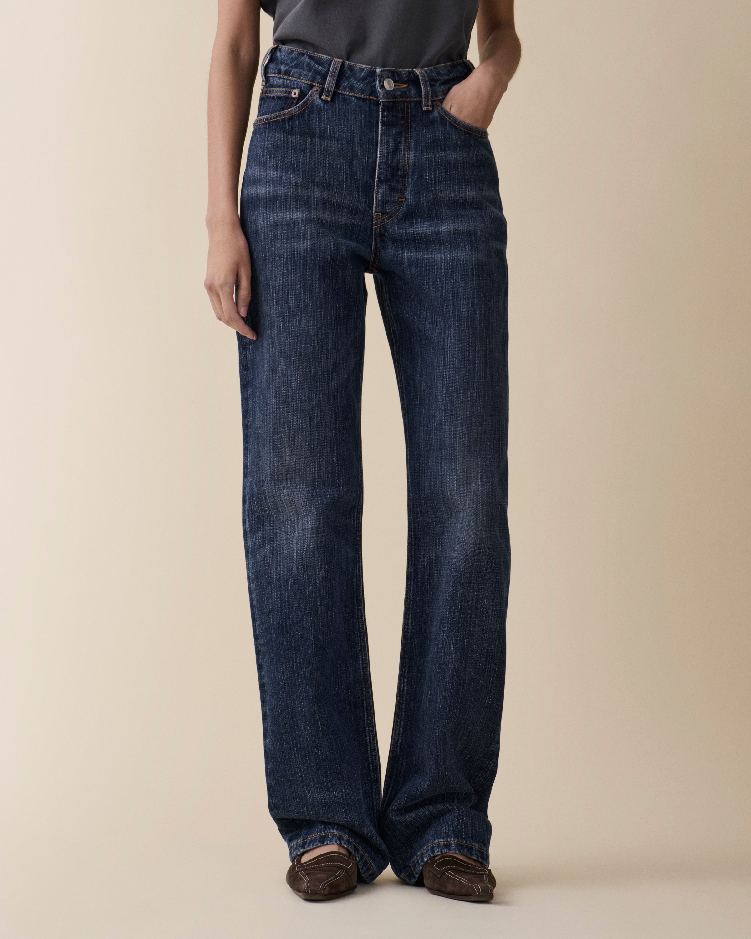 Virgo Dark Blue Righe