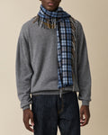 Aira Scarf Blue — JEANERICA Atelier x Begg x Co