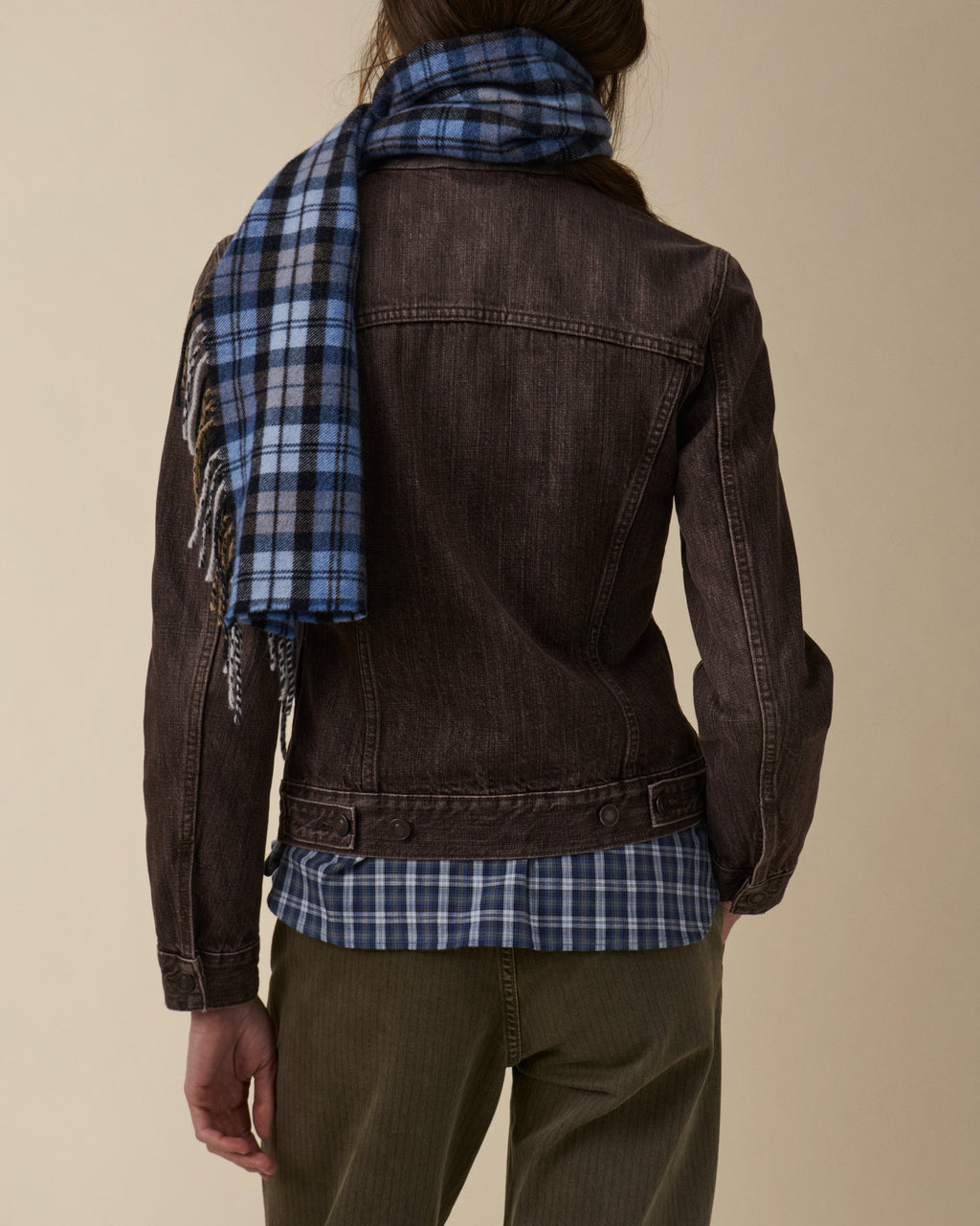 Aira Scarf Blue — JEANERICA Atelier x Begg x Co