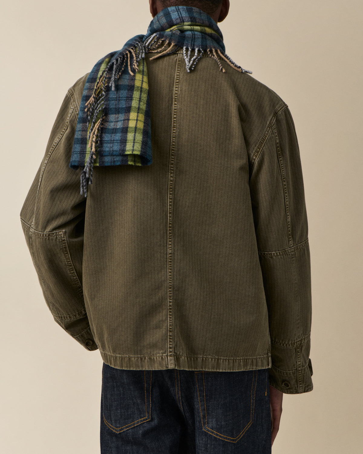 Aira Scarf Green — JEANERICA Atelier x Begg x Co
