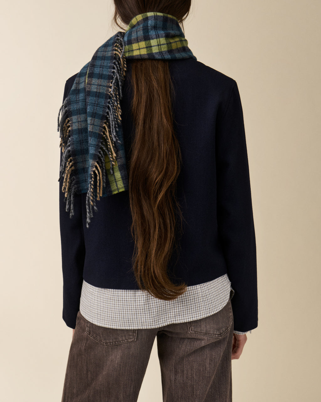 Aira Scarf Green — JEANERICA Atelier x Begg x Co