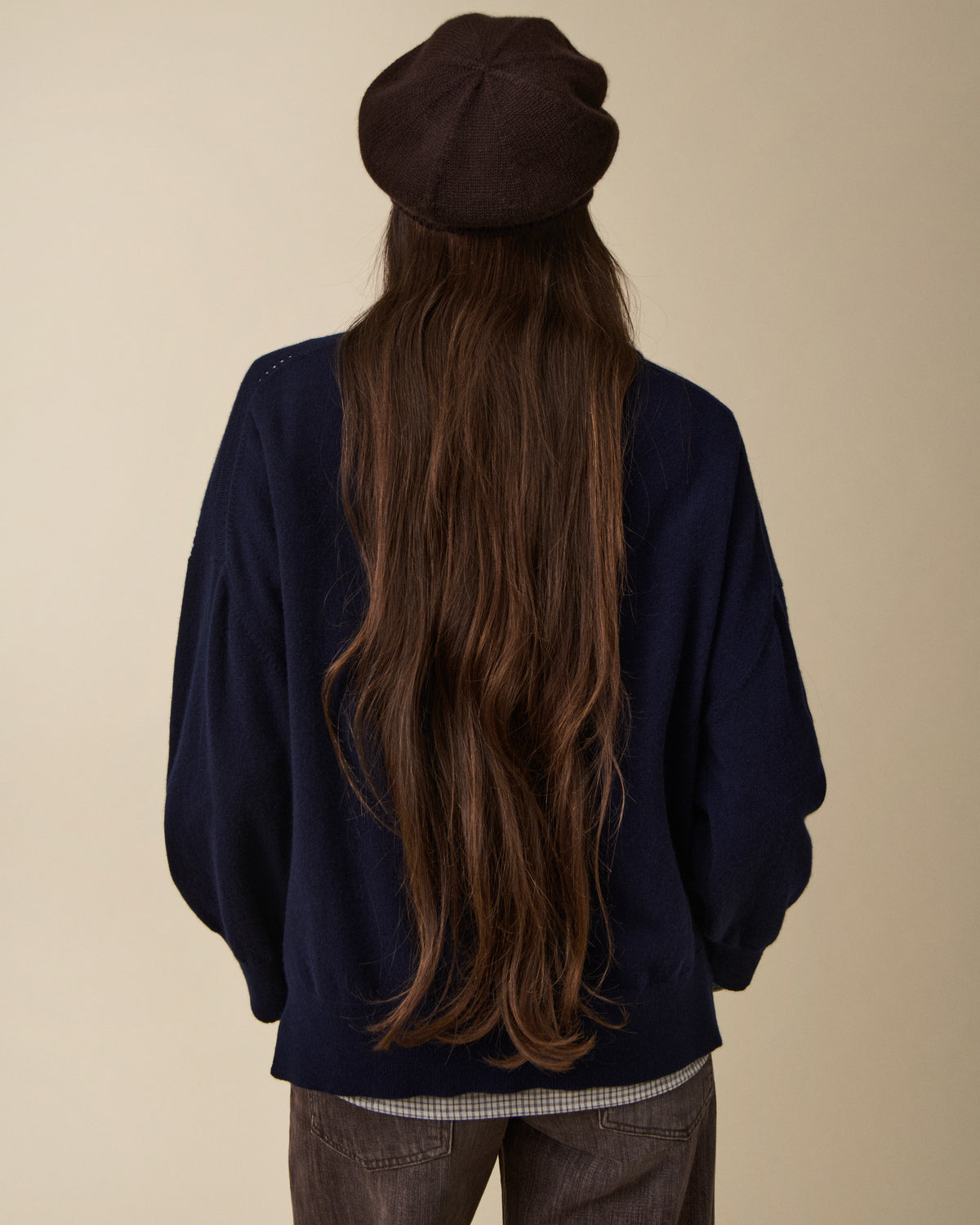 Fiona Beret Truffle — JEANERICA Atelier x Begg x Co