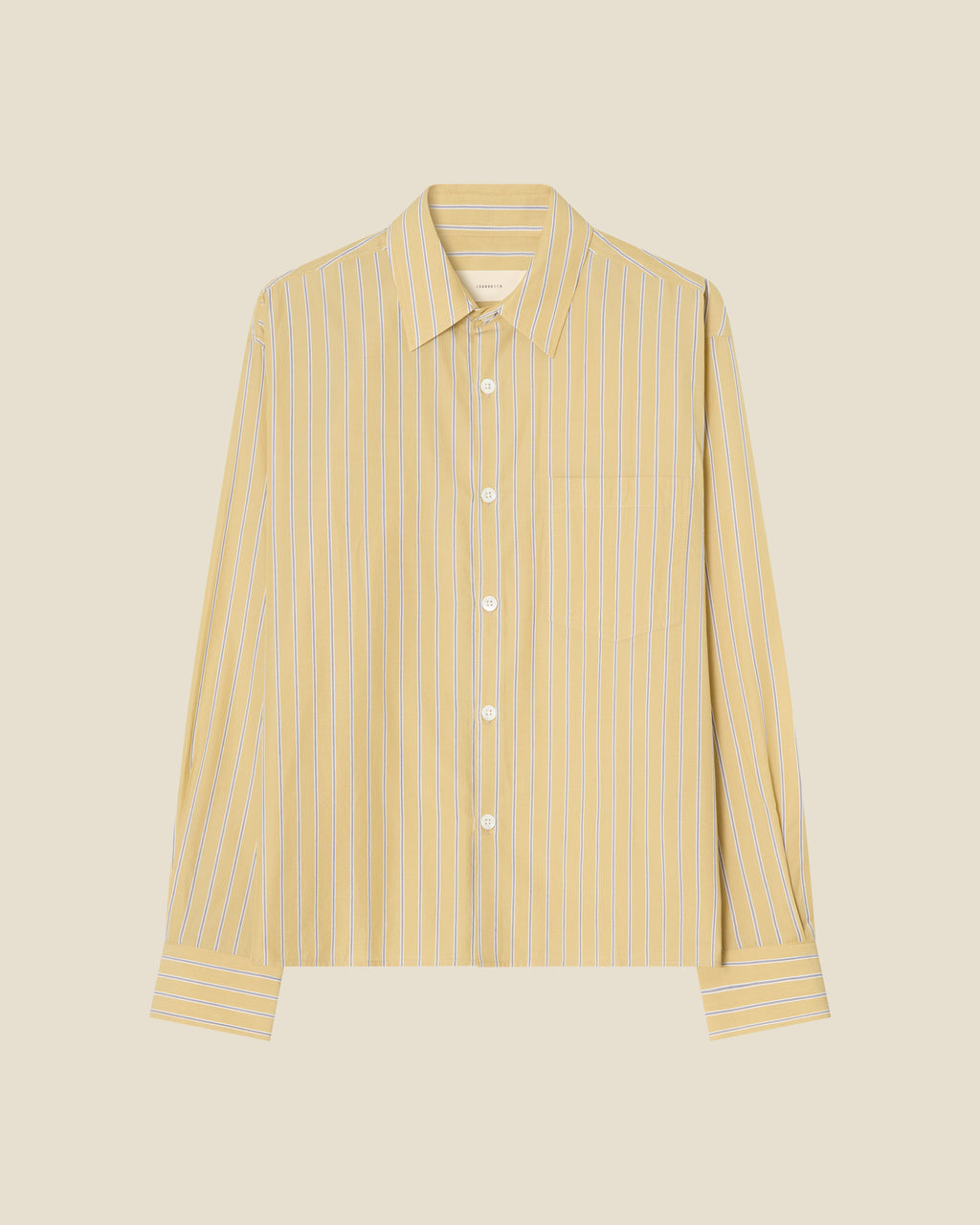 Juan Yellow Stripe flat (beige background)